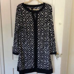 NWOT navy and white dress!